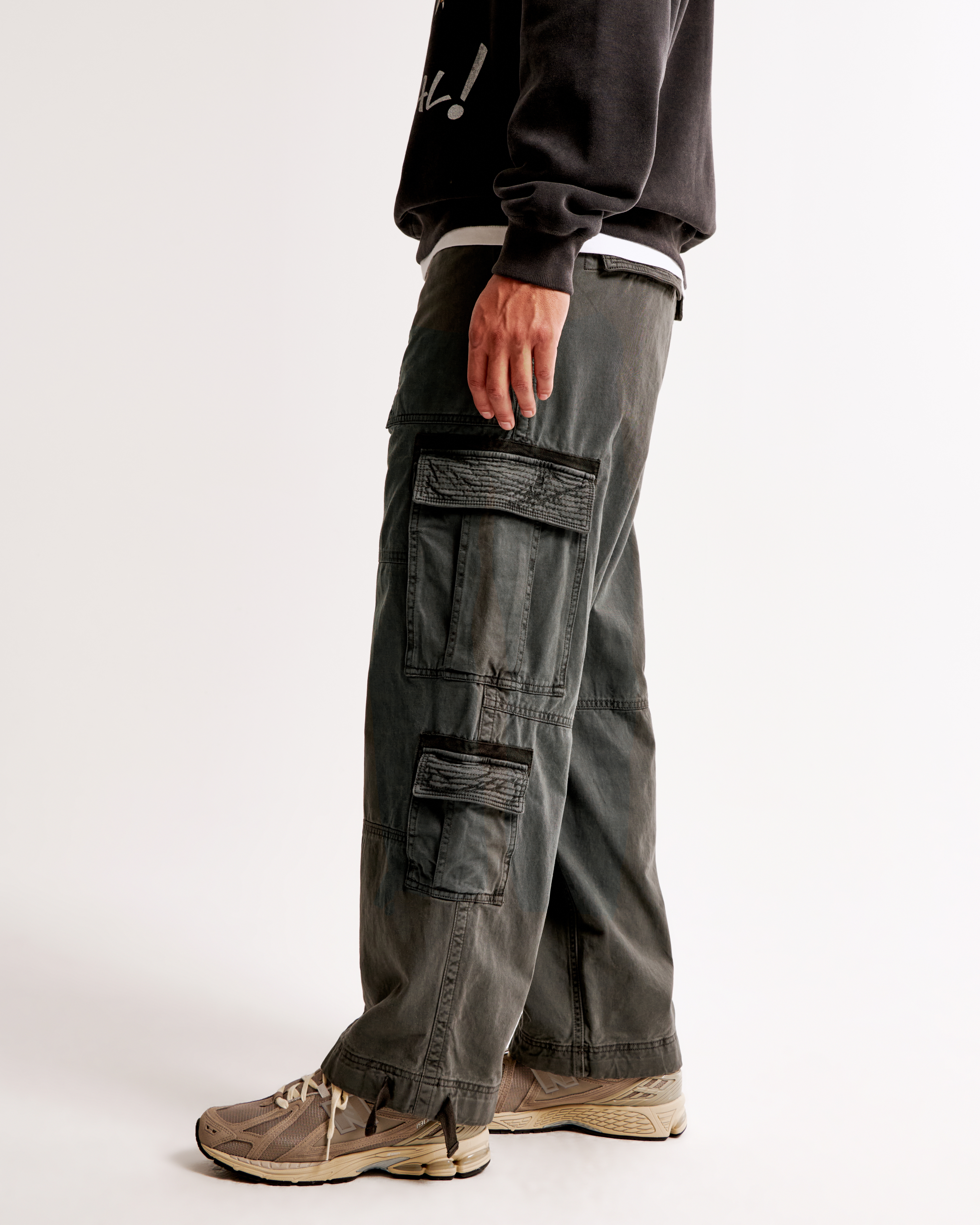 Abercrombie popular and Fitch loose utility pants