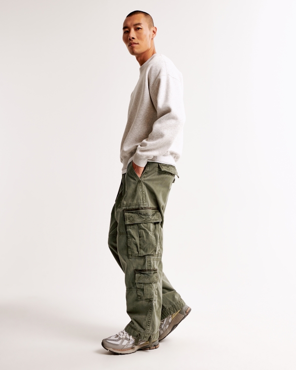Ultra Baggy Utility Pant, Olive Green