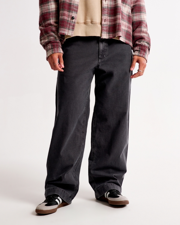 Ultra Baggy Workwear Pant, Dark Gray view 2
