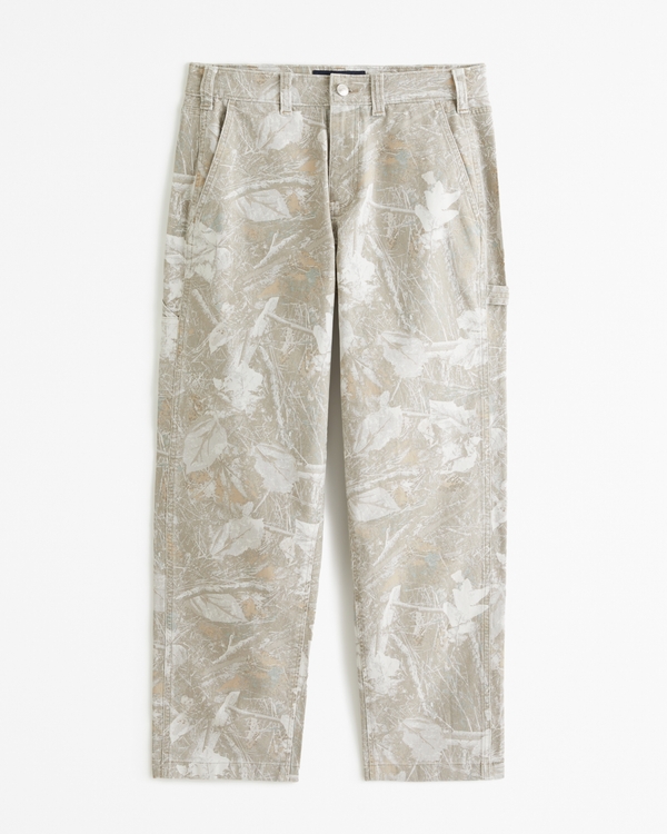 Loose Workwear Pant, Light Camo