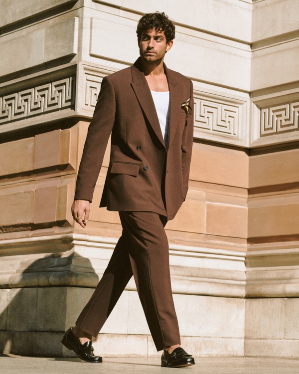 The A&F Collins Tailored Suit Pant, Coffee