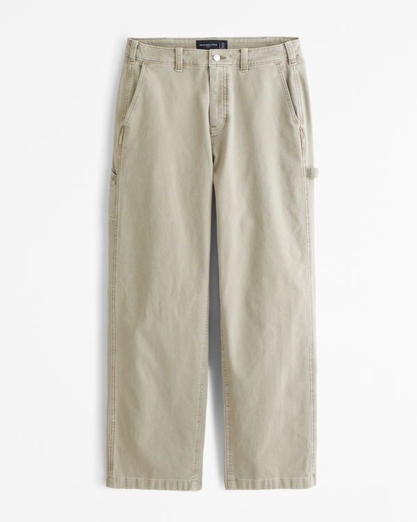 Baggy Workwear Pant, Cream