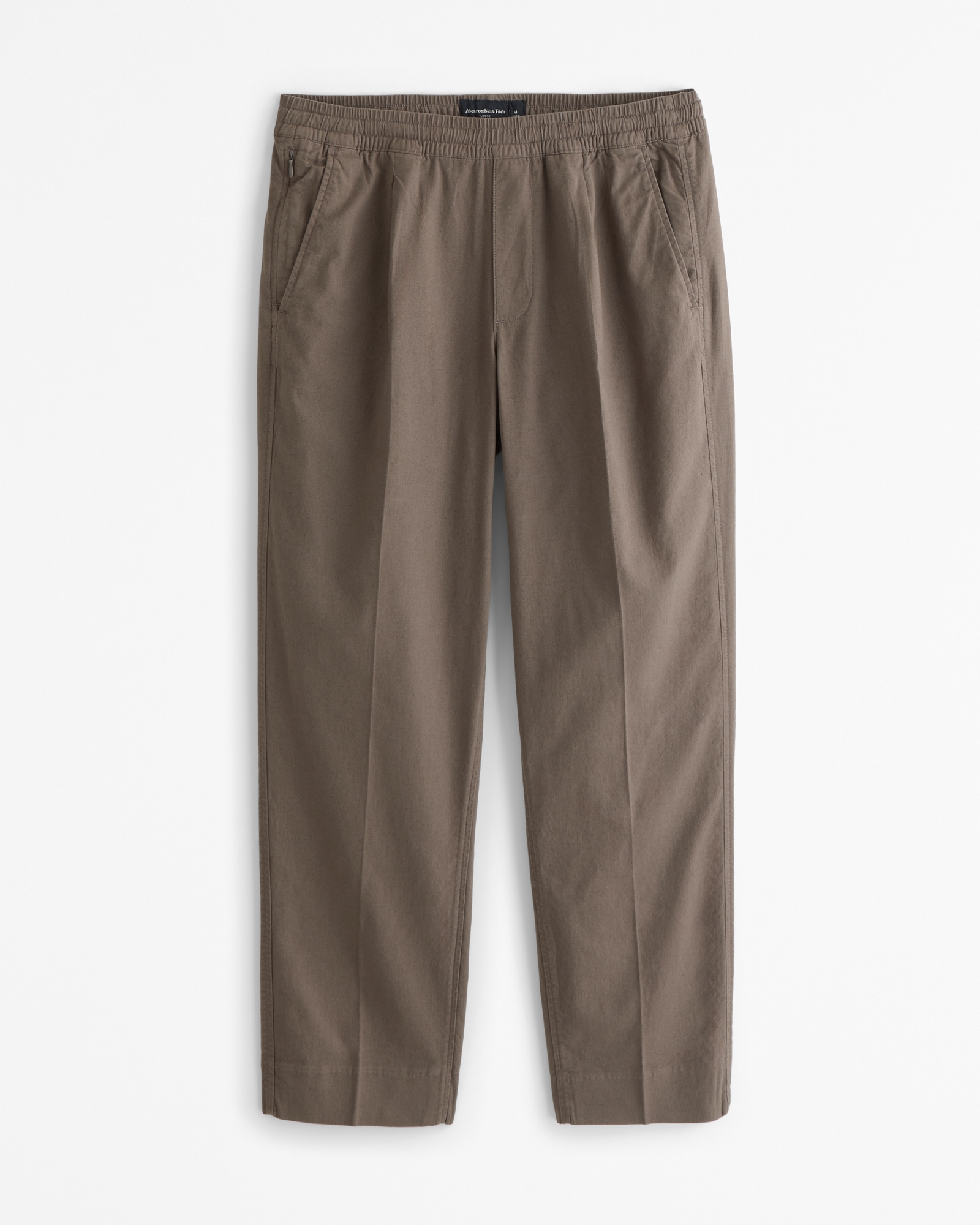 Linen-Blend Pull-On Pant