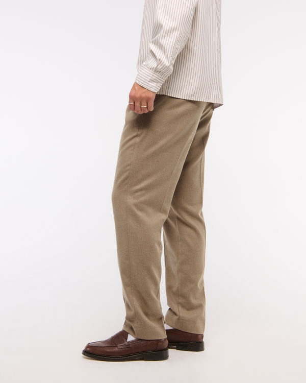 Men's Loose Pull-On Pant in Light Brown | Size XS | Abercrombie & Fitch