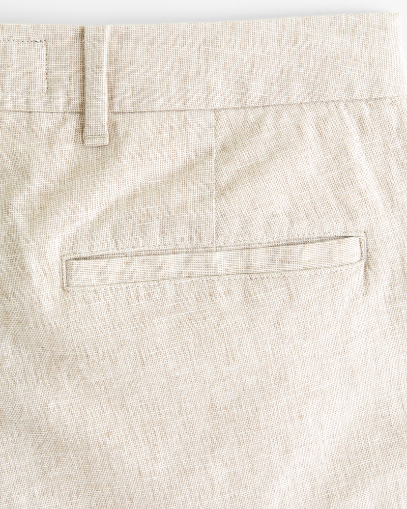Baggy Linen-Blend Trouser