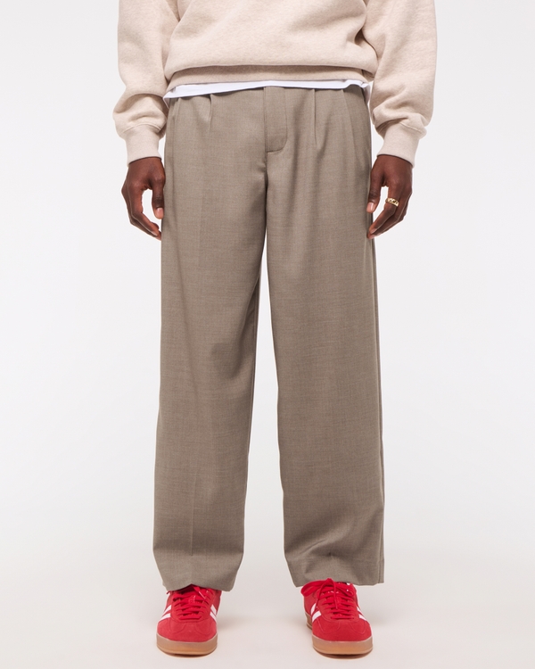 Pleated Baggy Trouser