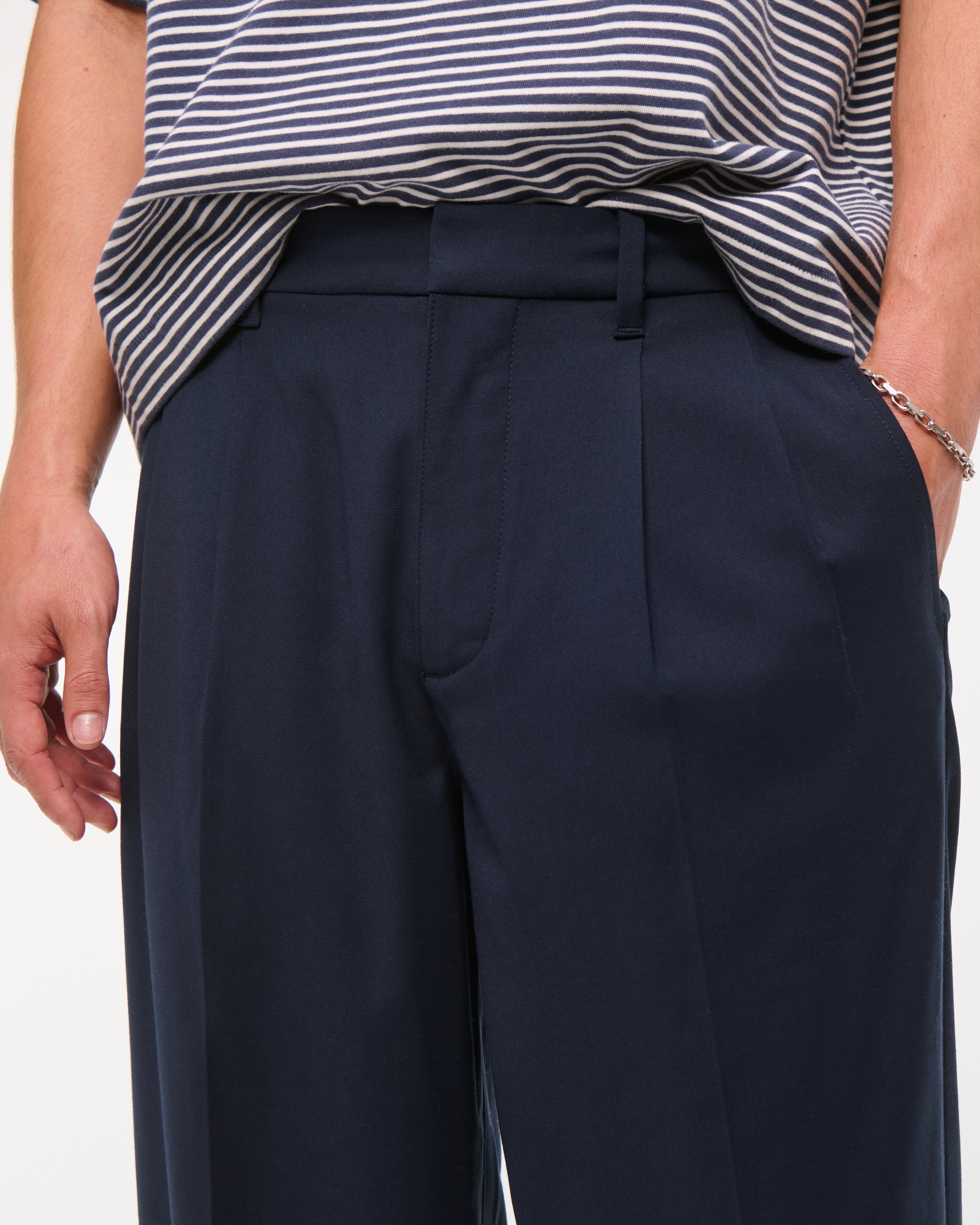 Men's Pleated Baggy Trouser | Men's Clearance | Abercrombie.com