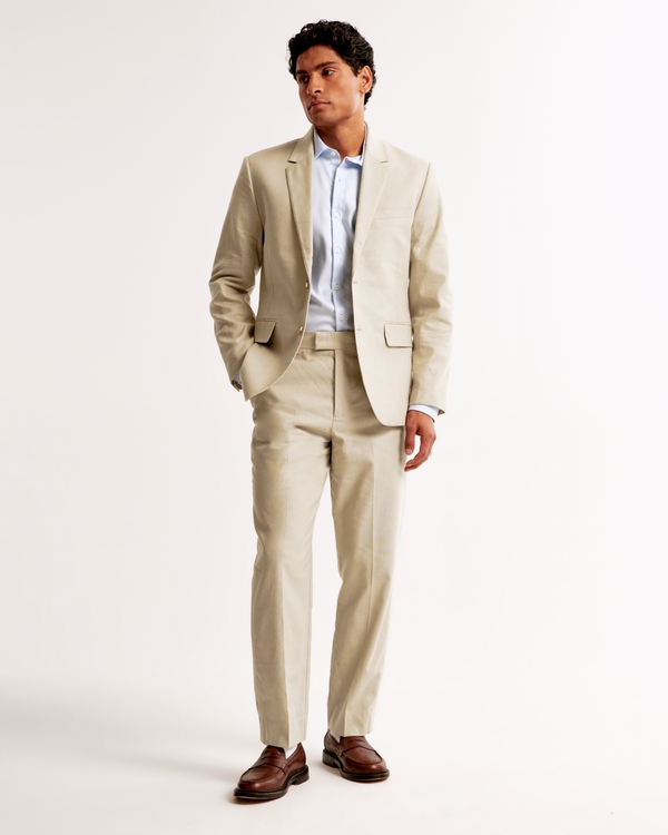 The A&F Collins Tailored Linen-Blend Suit Pant