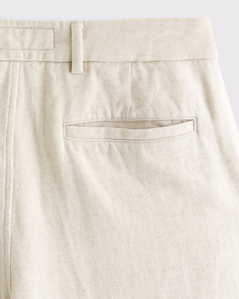Baggy Tailored Linen-Blend Trouser