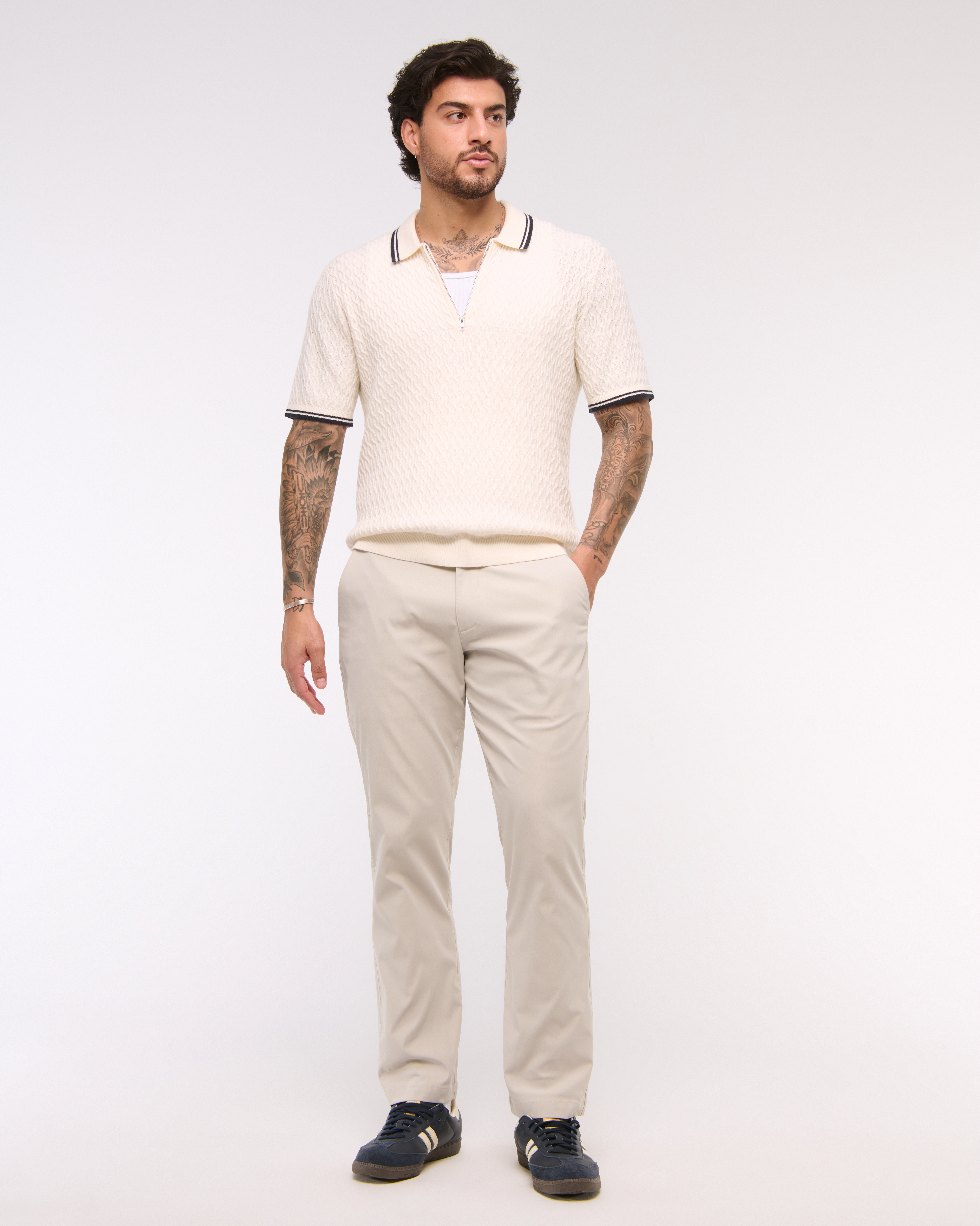 Abercrombie & Fitch A&f Go-to Athletic Fit Pant In Gray