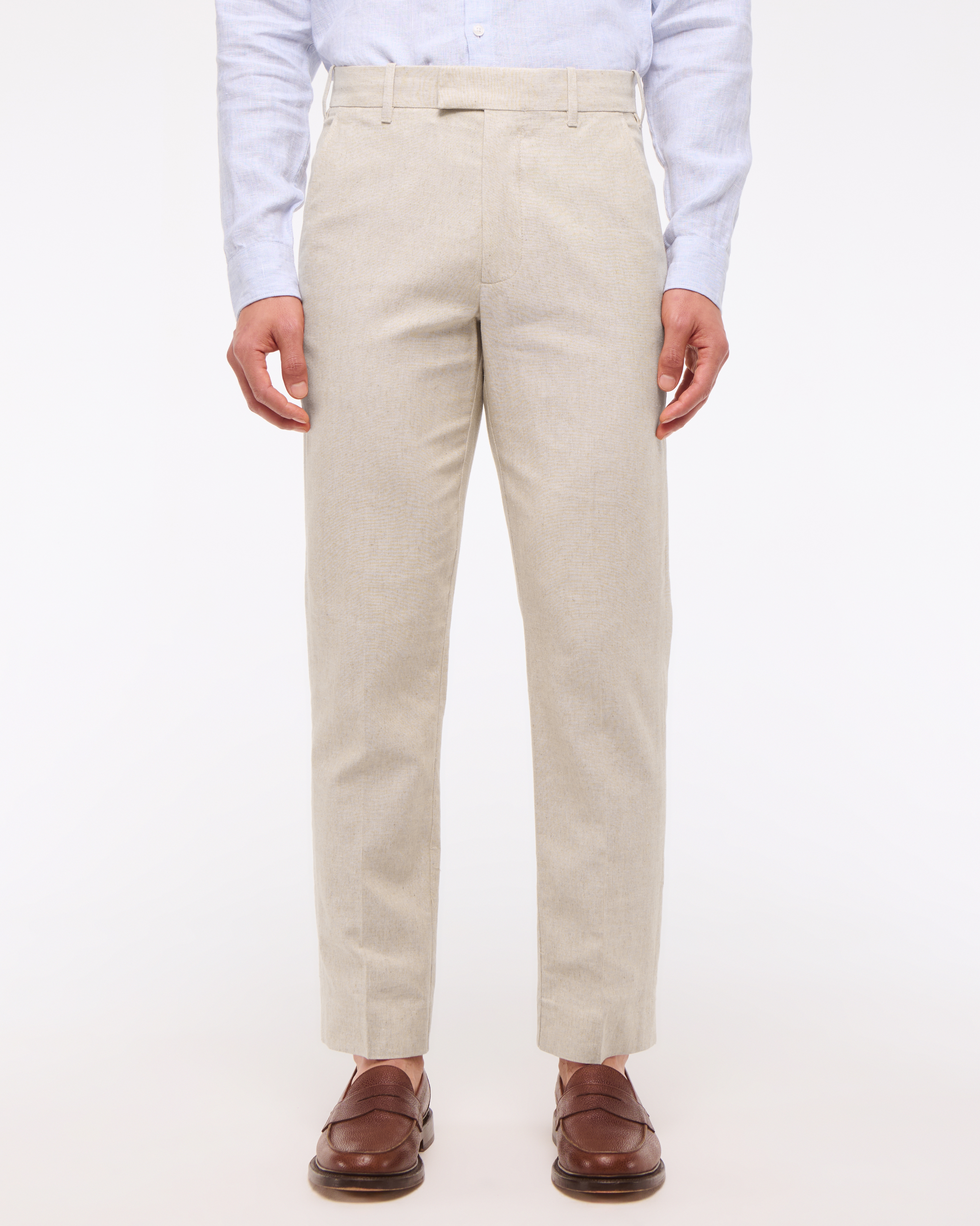 イチエフ 1/f clothing NEUTRAL TAPERED PANTS Men's The A&F Collins Slim Linen-Blend Suit Pant | Men's