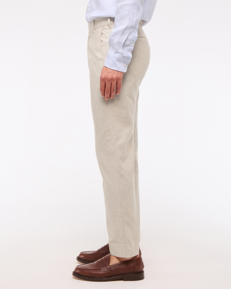 The A&F Collins Slim Linen-Blend Suit Pant