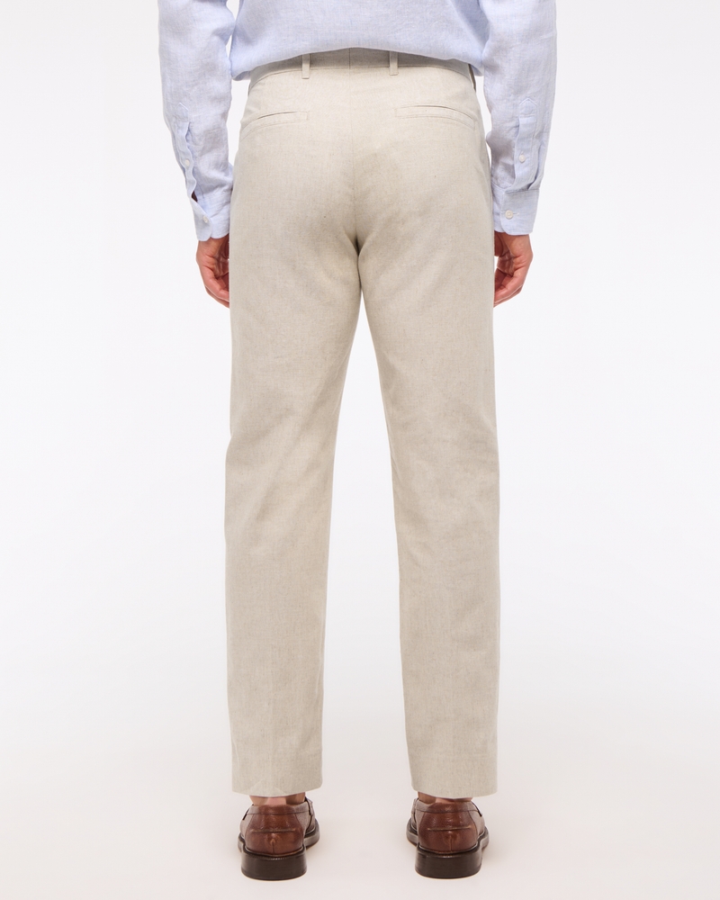 The A&F Collins Slim Linen-Blend Suit Pant