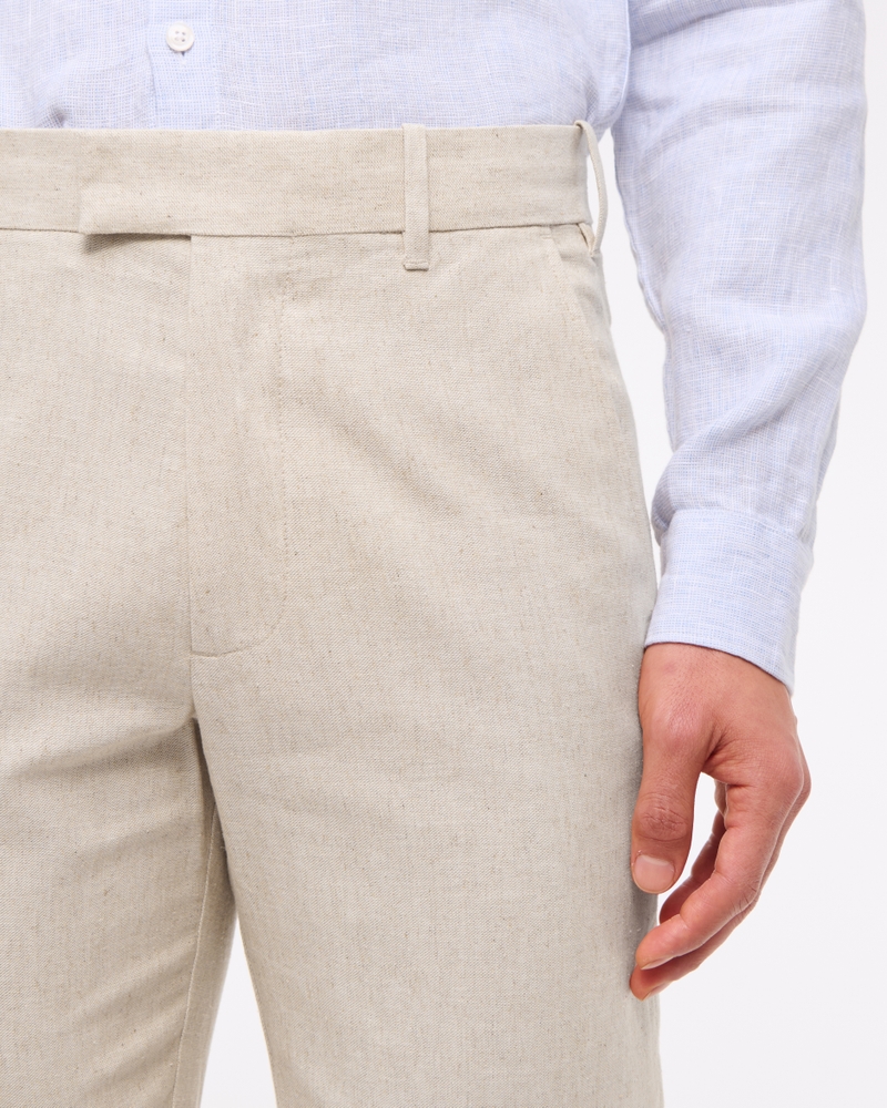 The A&F Collins Slim Linen-Blend Suit Pant