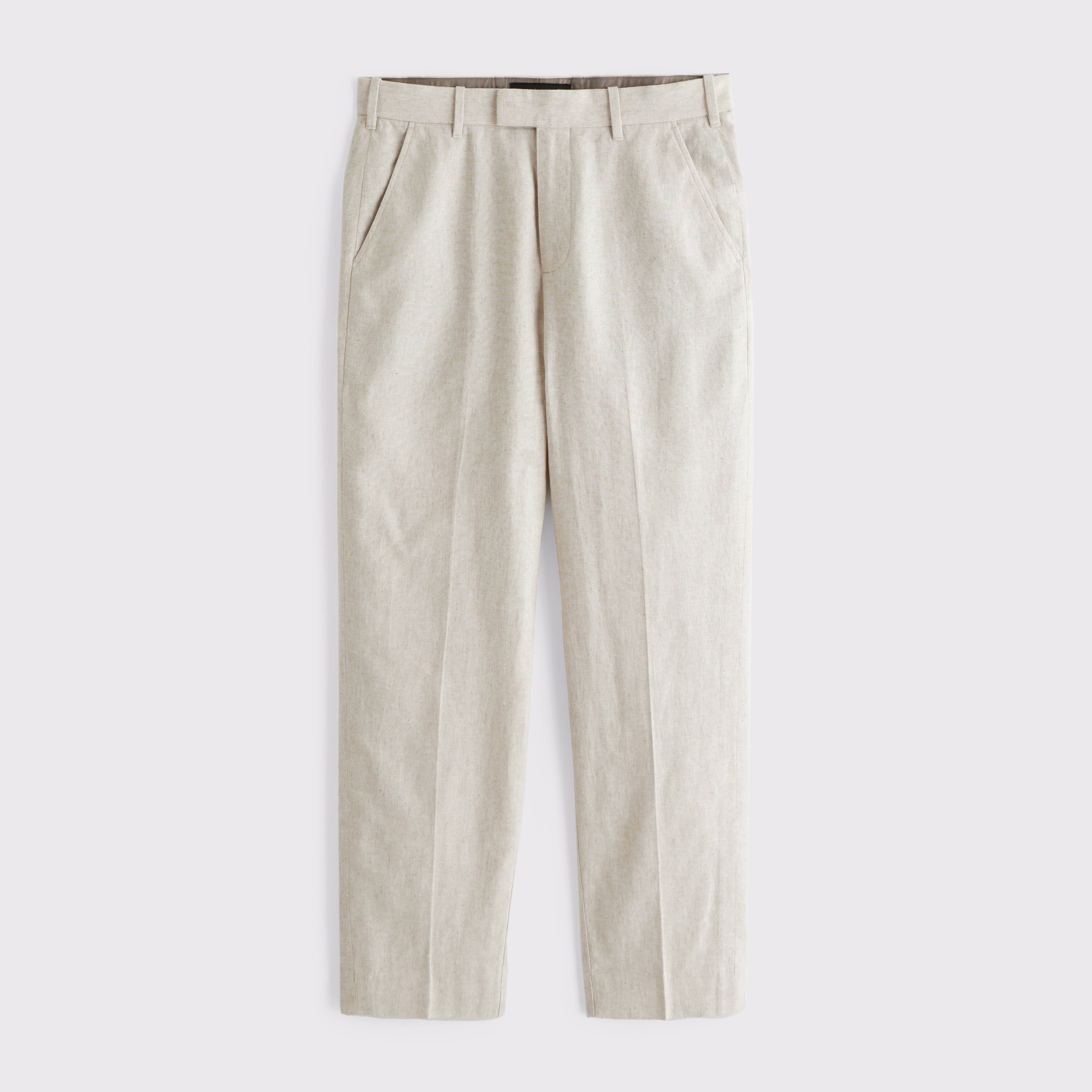 Men's The A&F Collins Athletic Fit Linen-Blend Suit Pant