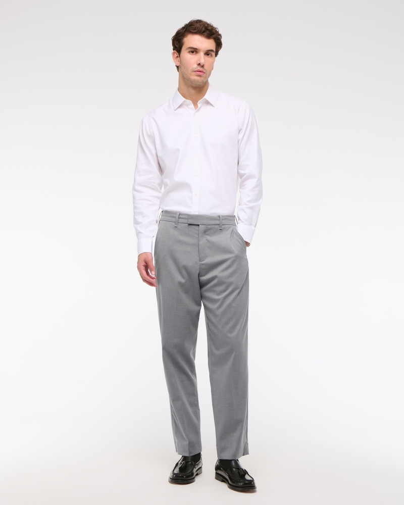 The A&F Collins Slim Linen-Blend Suit Pant