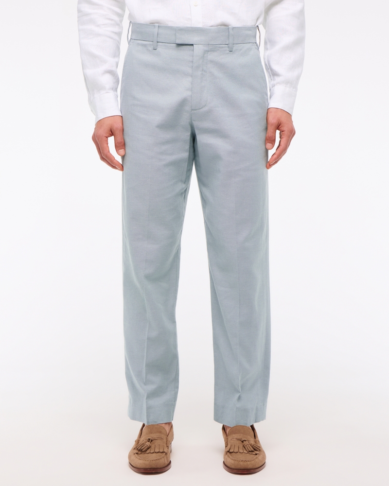 The A&F Collins Linen-Blend Suit Pant