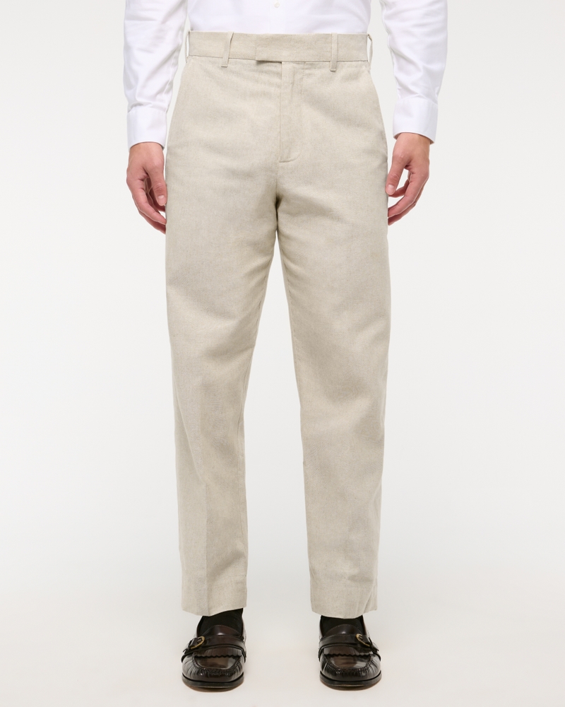 The A&F Collins Linen-Blend Suit Pant