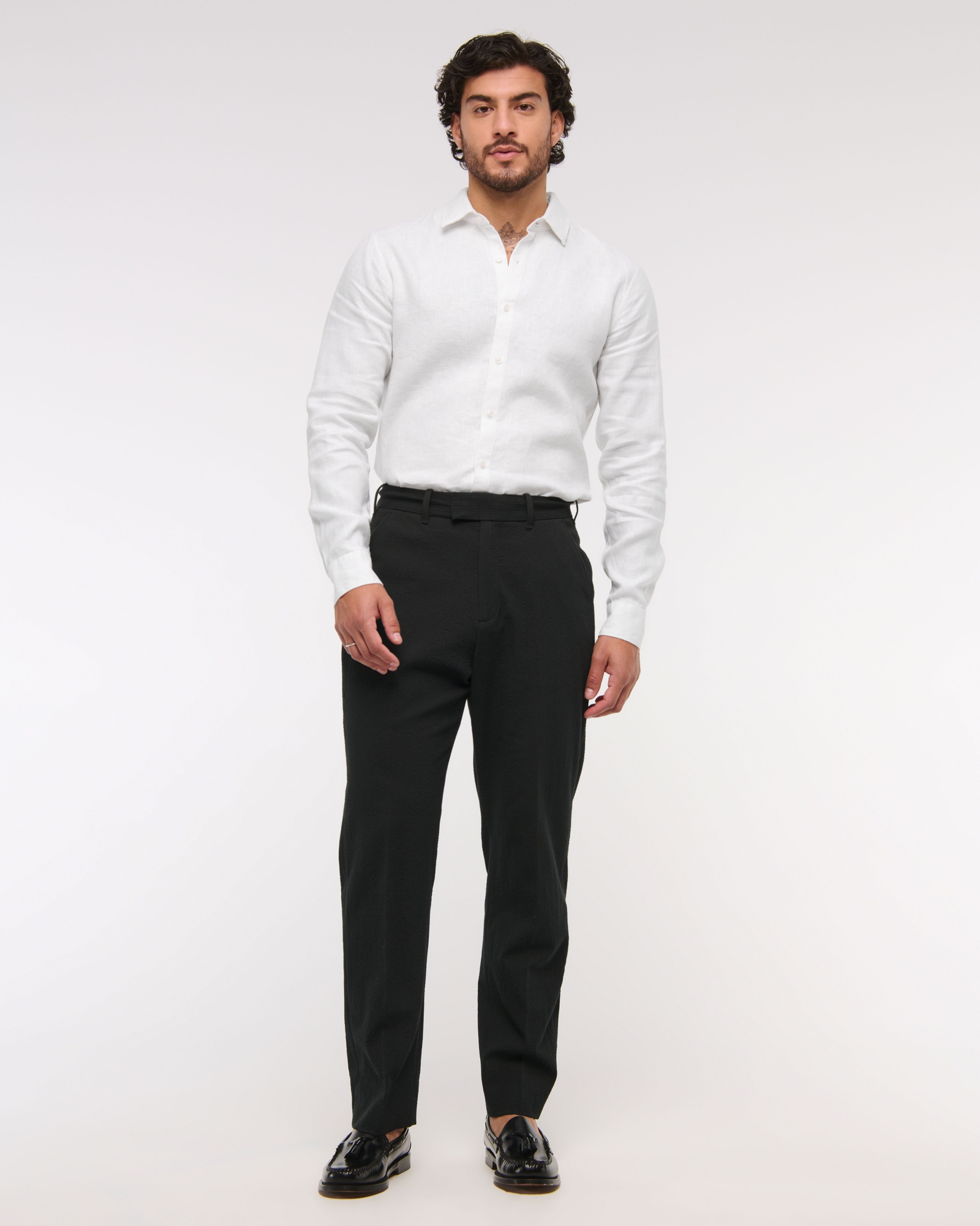 The A&F Collins Athletic Fit Seersucker Suit Pant