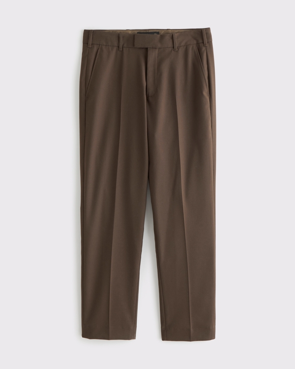 Die A&F Collins Slim Anzughose, Braun view 1