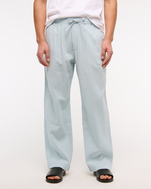 Baggy Breezy Pull-On Pant, Light Blue view 2