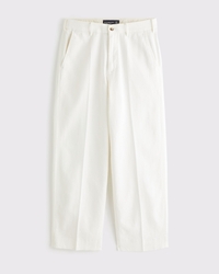 Baggy Tailored Linen-Blend Trouser