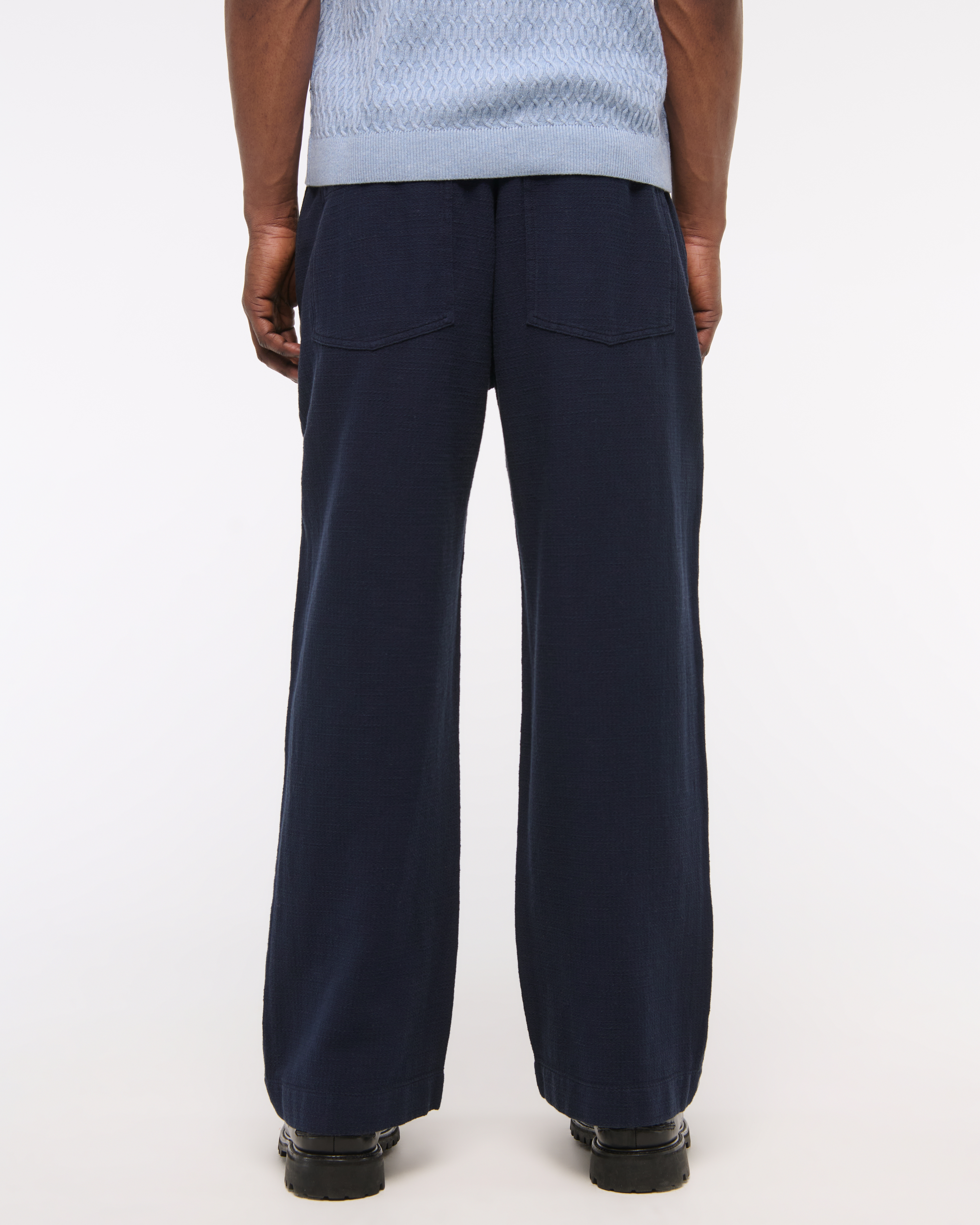 Men's Baggy Cotton Texture Pull-On Pant | Men's Clearance