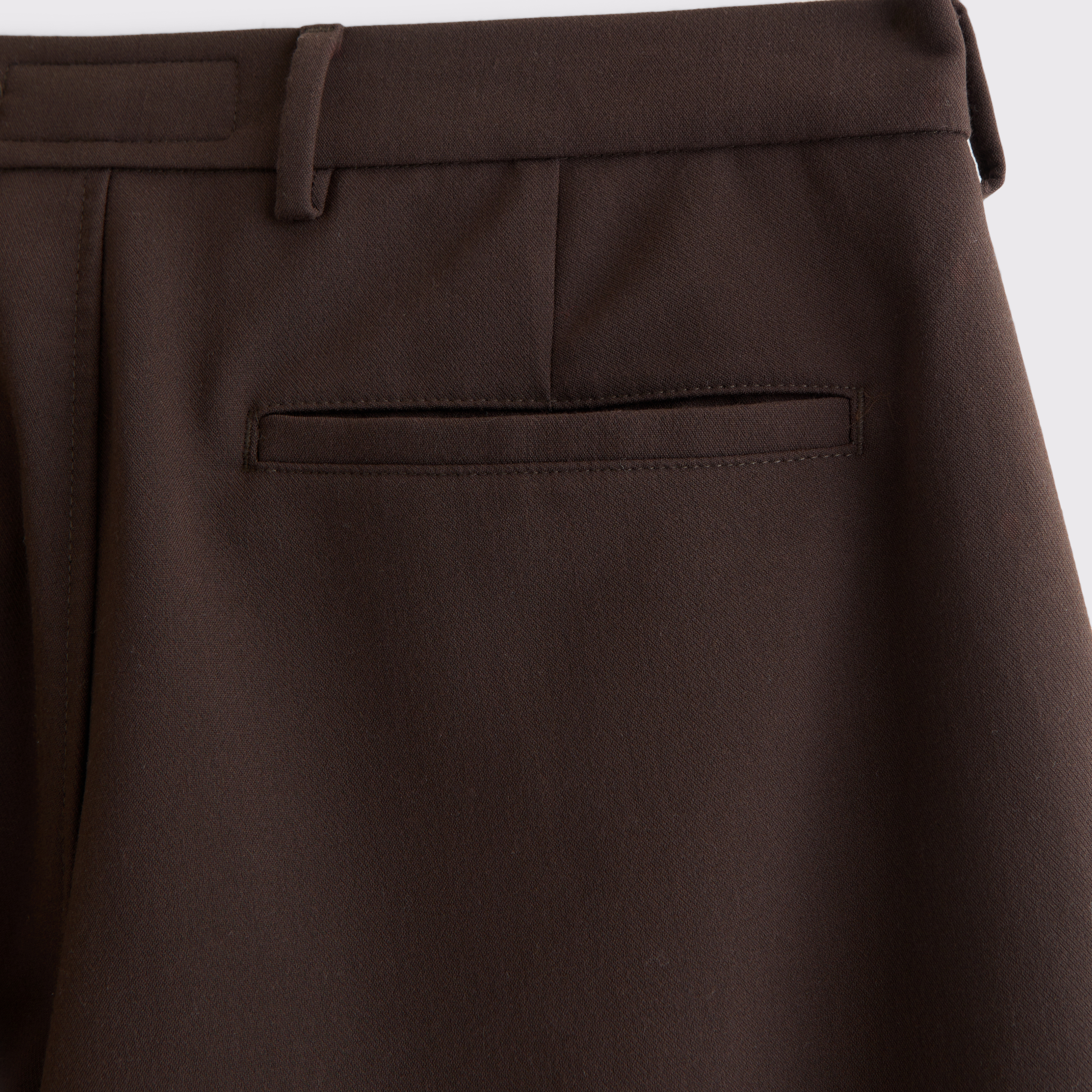 MRULIC jeans for women Women's Solid Mid Waisted Wide Leg