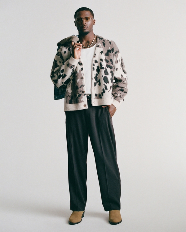 Baggy Trouser, Dark Brown view 1