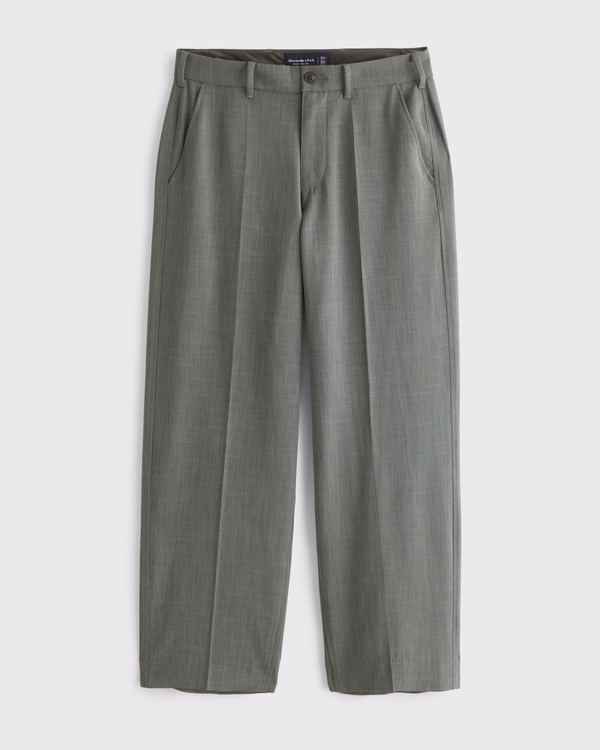 Baggy Trouser, Gray Green view 1