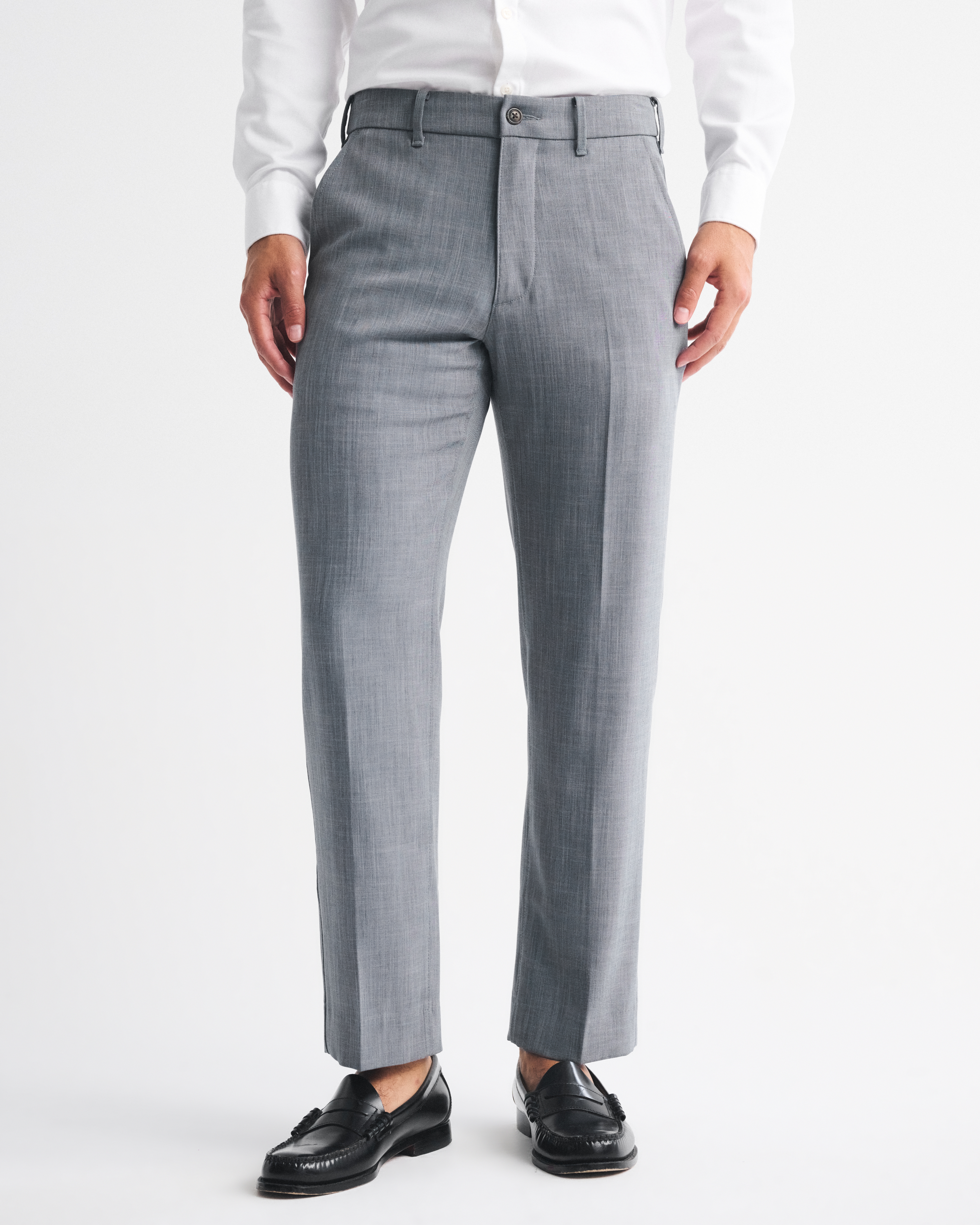Мужские брюки Abercrombie & Fitch Linen-Blend Relaxed Straight Trouser — фото 3