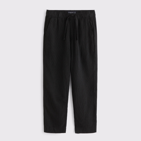 Мужские брюки Abercrombie & Fitch Loose Tailored Linen-Blend Pull-On Pant