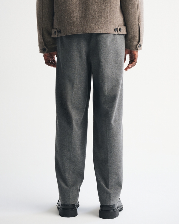 Brushed Woven Baggy Trouser