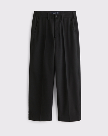 Brushed Woven Baggy Trouser