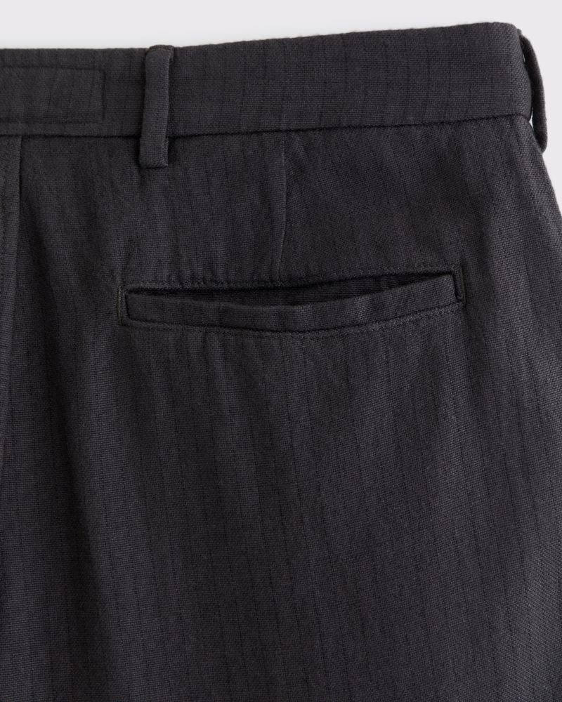 Baggy Tailored Linen-Blend Trouser