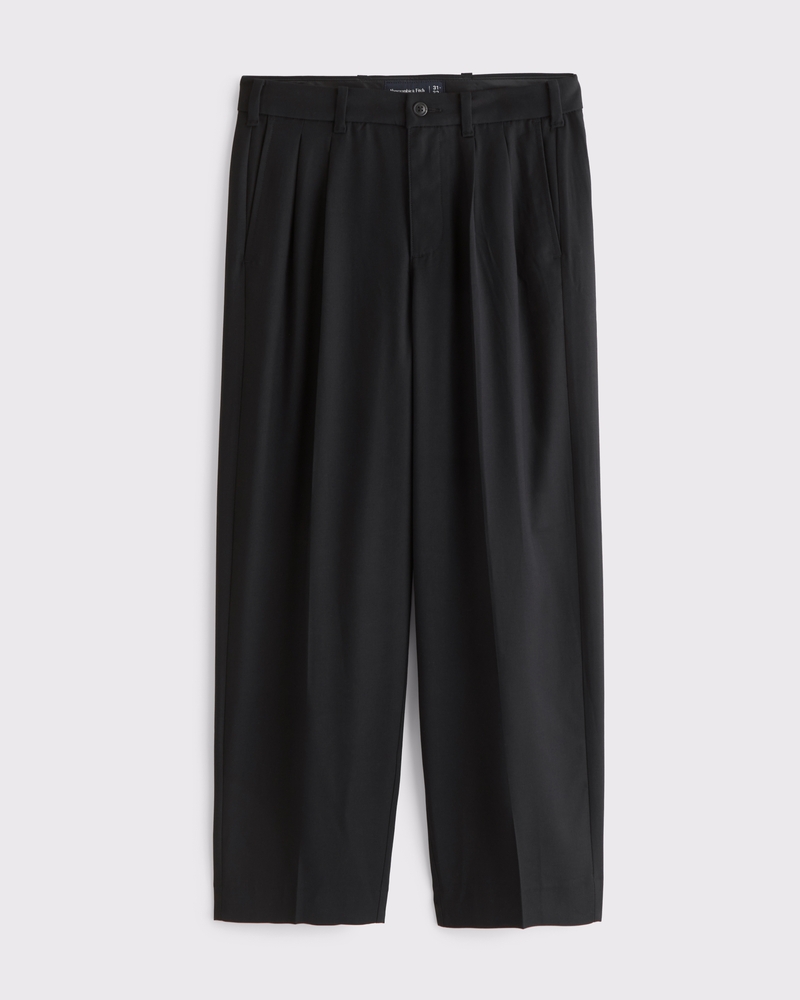 Men's Pleated Baggy Trouser | Men's Bottoms | Abercrombie.com