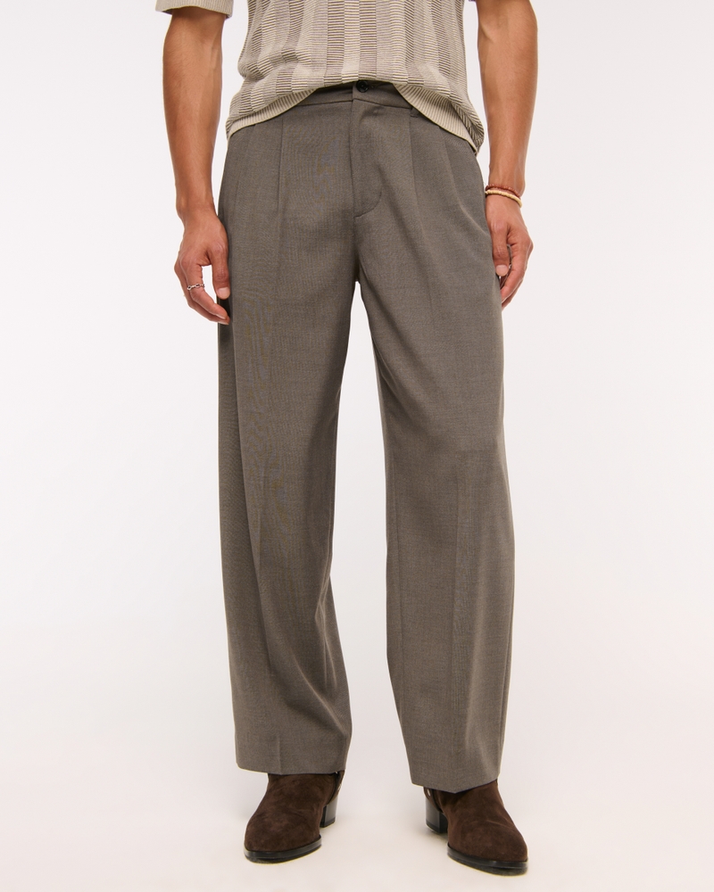 Pleated Baggy Trouser