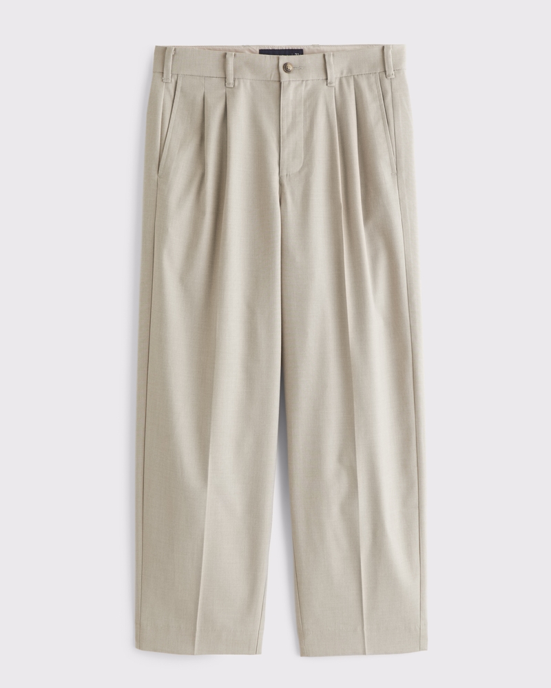 Men's Pleated Baggy Trouser | Men's Bottoms | Abercrombie.com