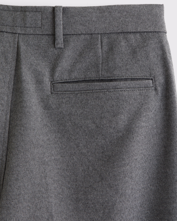 Brushed Woven Baggy Trouser