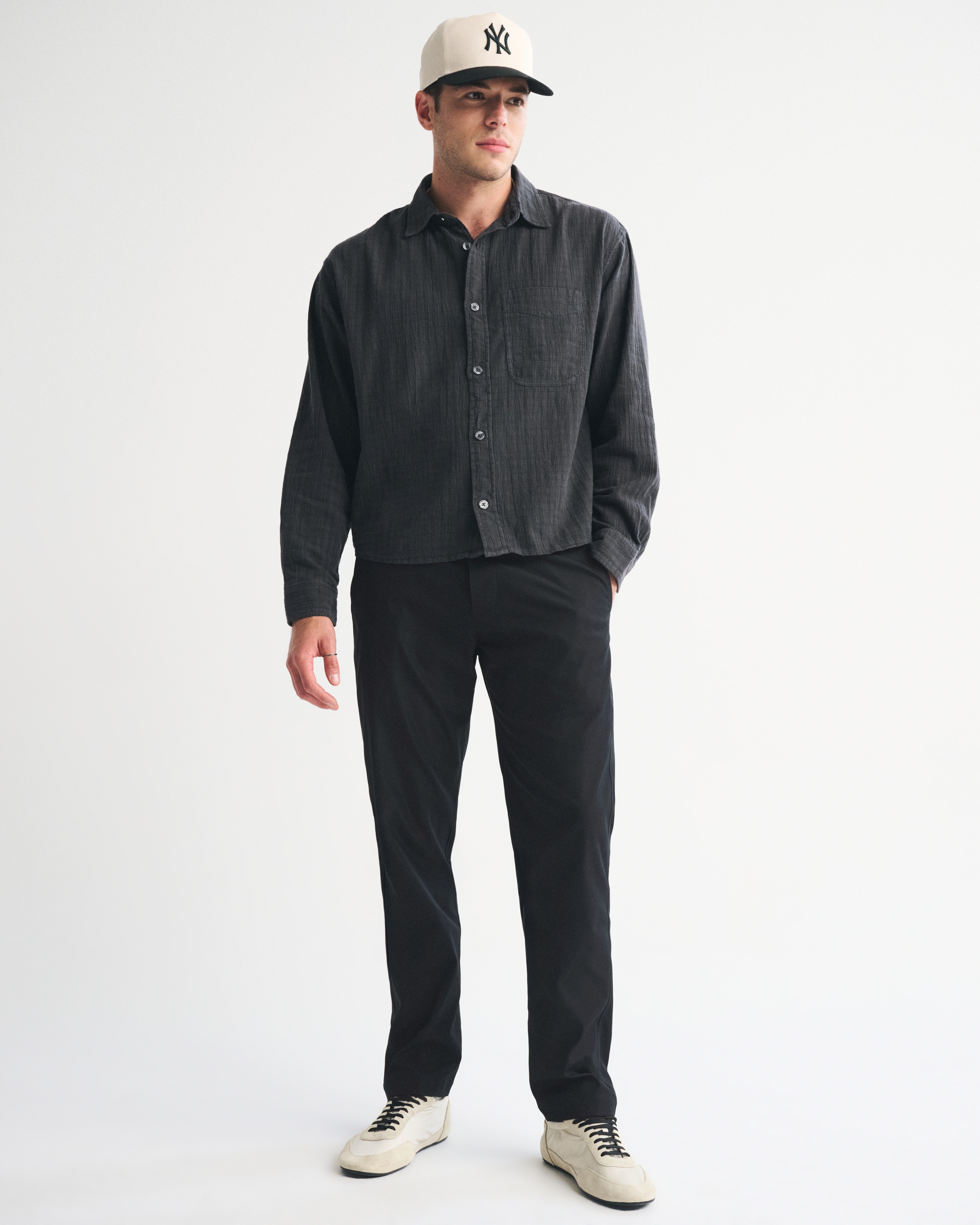 Abercrombie & Fitch A&f Go-to Pull-on Pant In Black