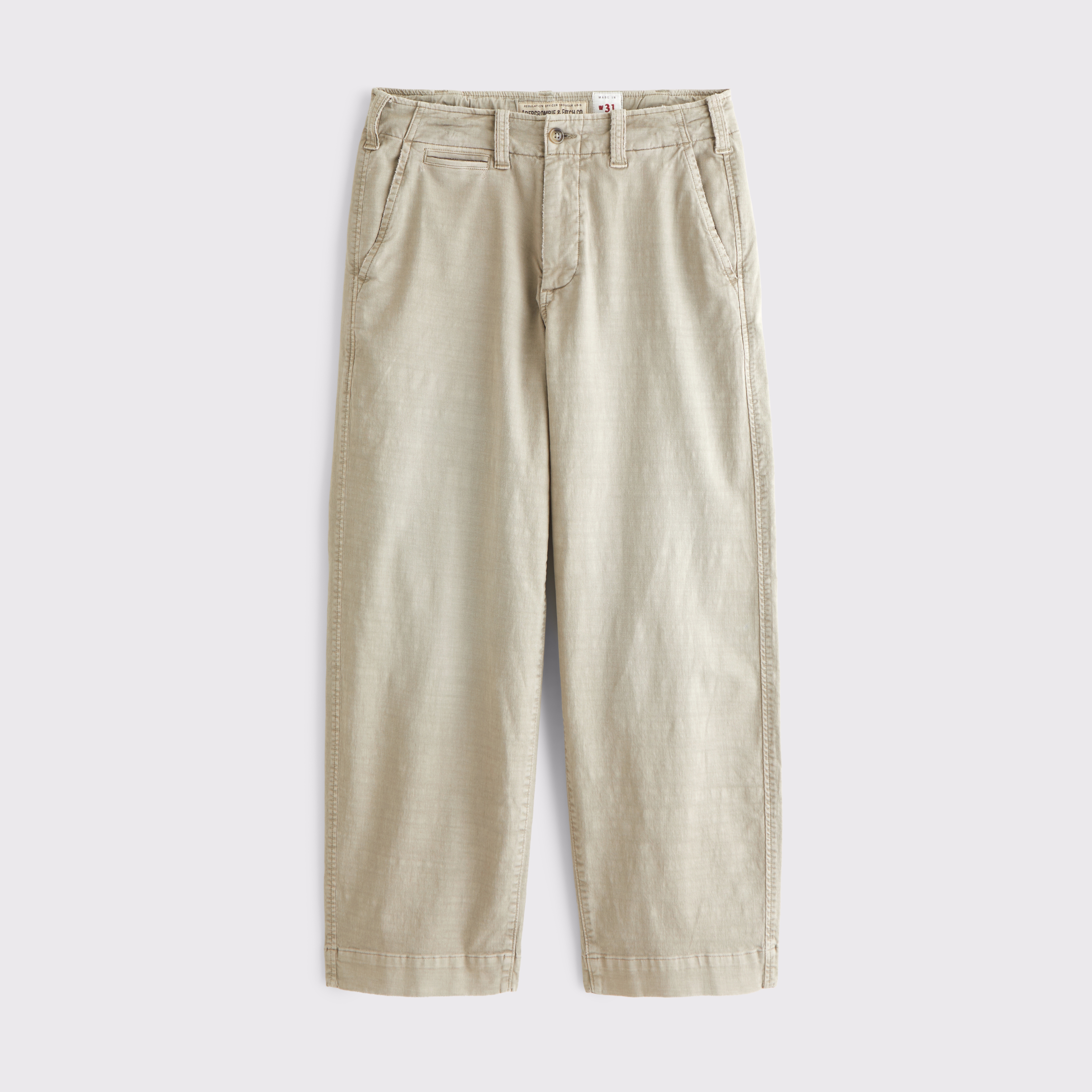 Abercrombie & Fitch Baggy Chino In Green