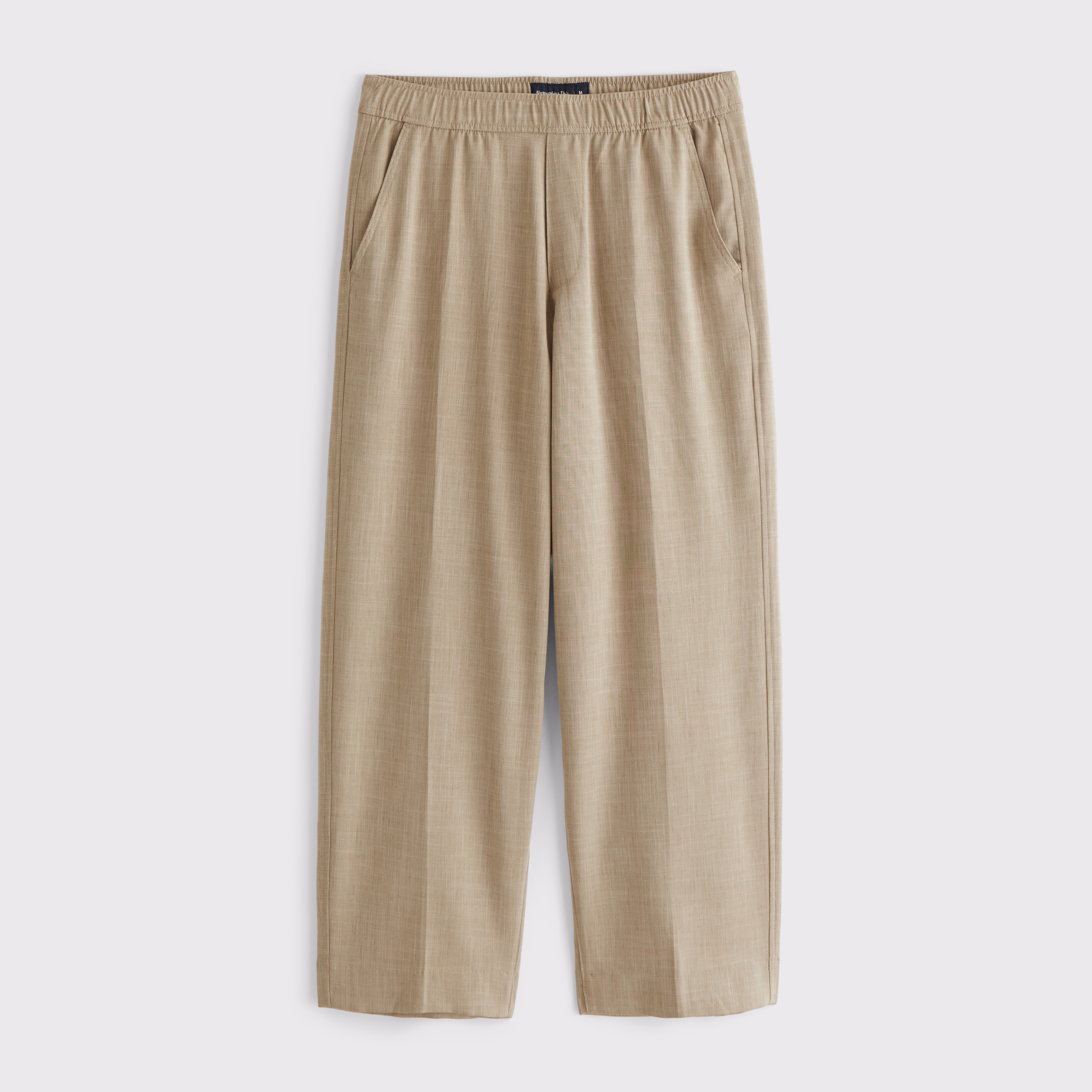 Abercrombie & Fitch Pull-on Baggy Trouser In Brown