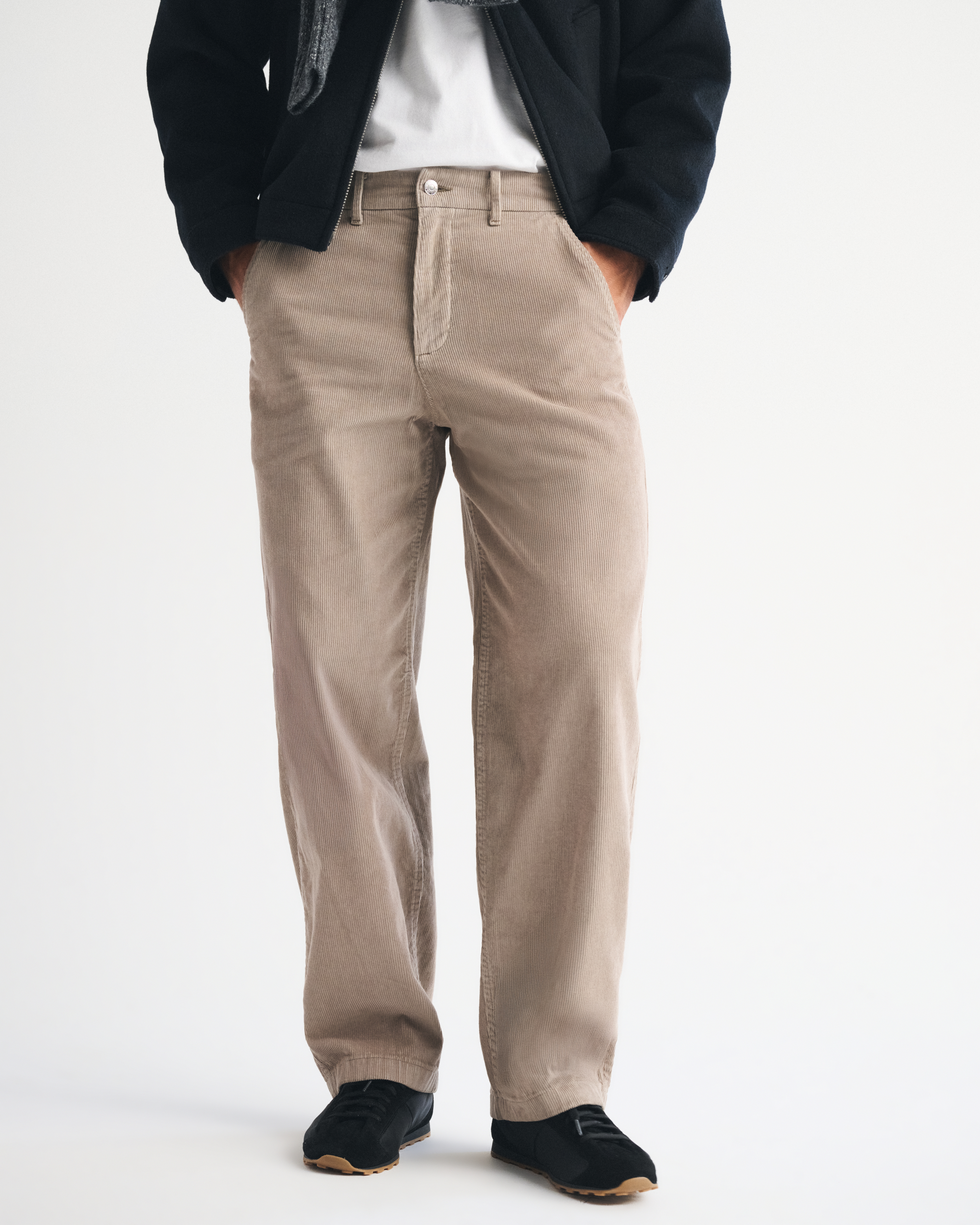 Мужские брюки Abercrombie & Fitch Corduroy Baggy Trouser — фото 3