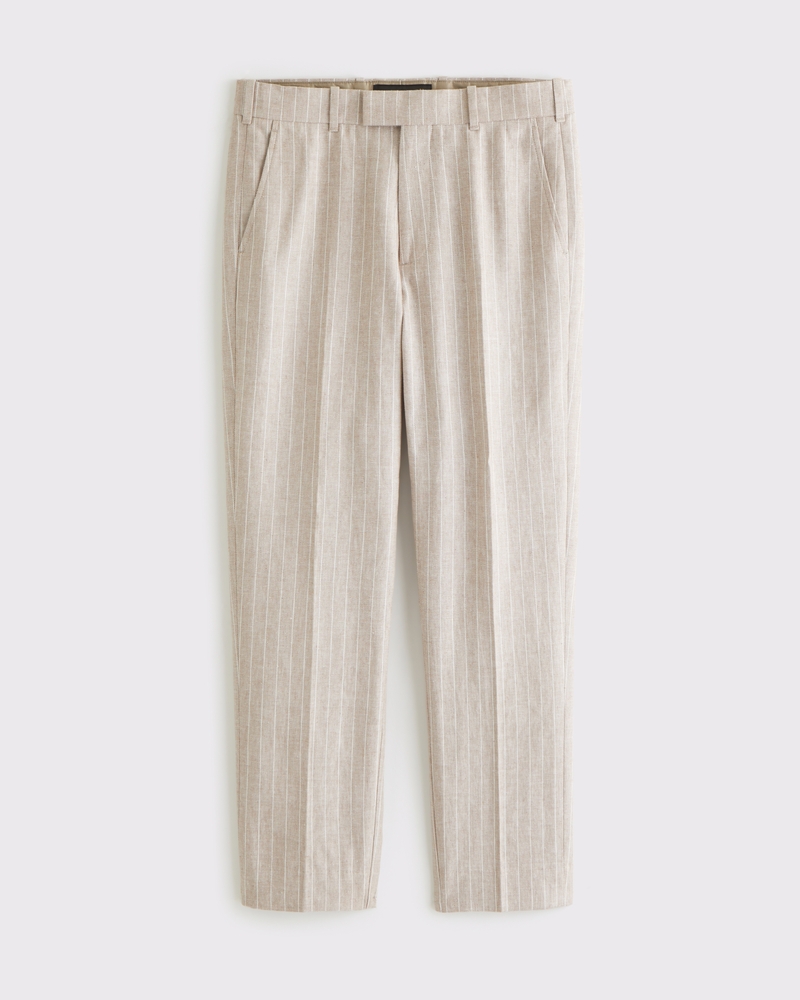 The A&F Collins Slim Linen-Blend Suit Pant