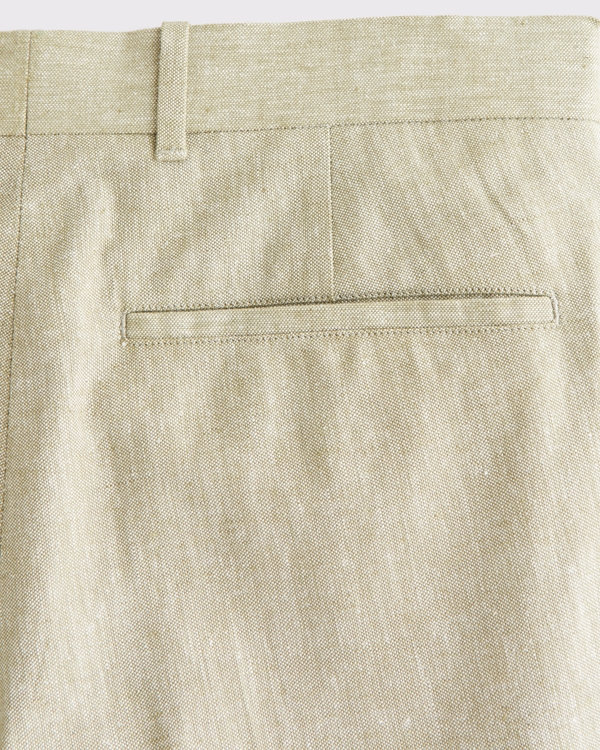 The A&F Collins Slim Linen-Blend Suit Pant