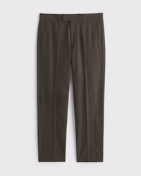 Pantalon habillé en lin mélangé de coupe slim A&F Collins