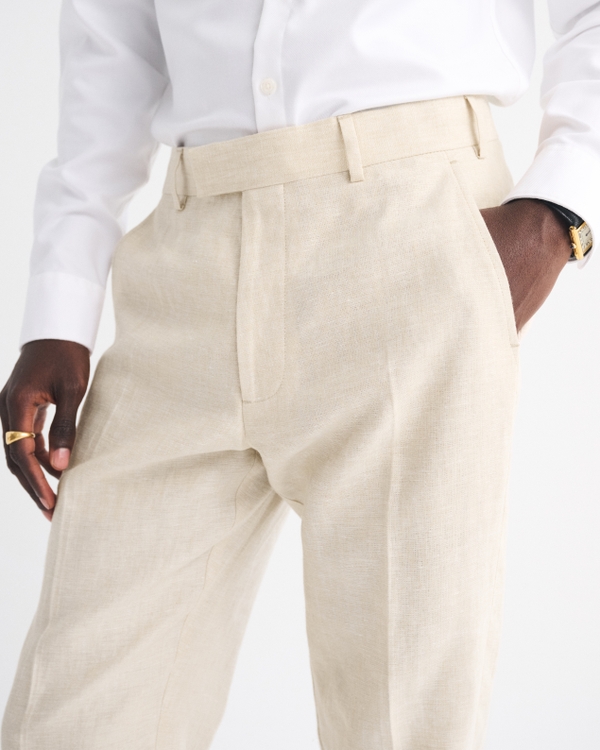 The A&F Collins Slim Linen Suit Pant
