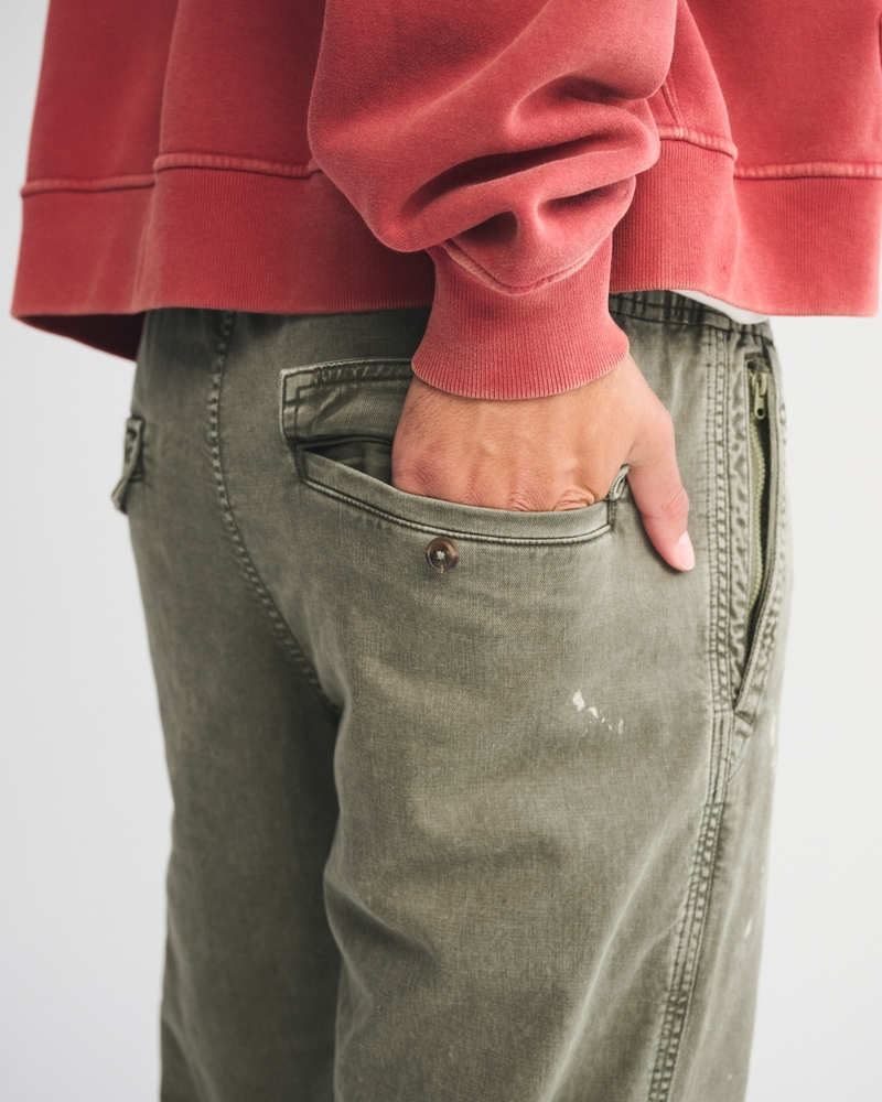 Relaxed Straight Sea Fade Pull-On Pant