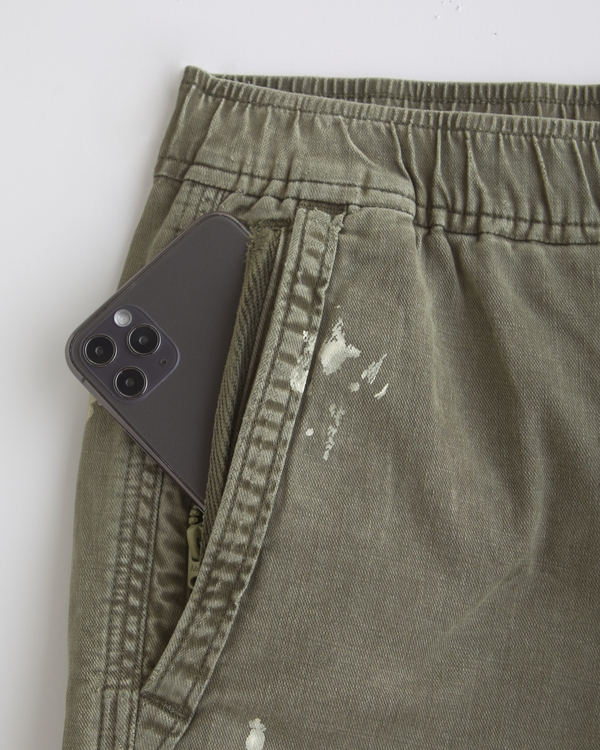 Relaxed Straight Sea Fade Pull-On Pant