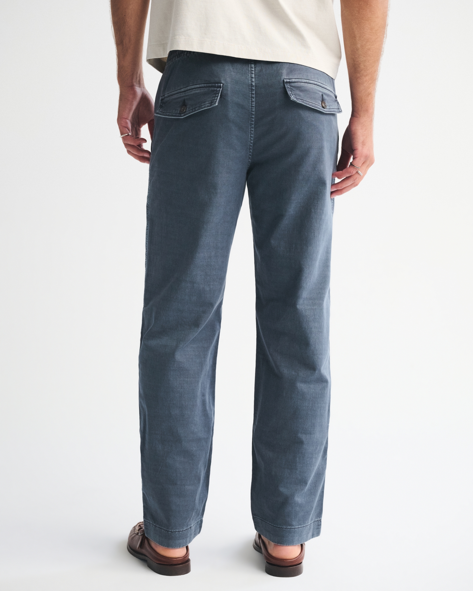 Relaxed Straight Sea Fade Pull-On Pant
